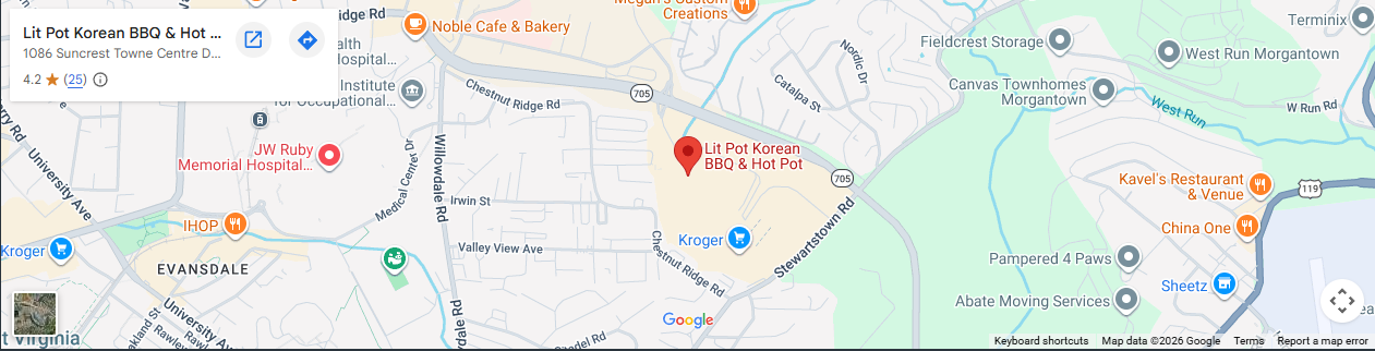 Location 1086 Suncrest Towne Centre Drive, Morgantown, WV 26505